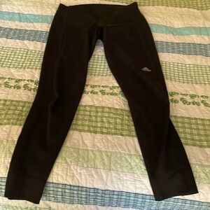 Adidas Climalite Leggings M Black Quick Dry Gym Pants